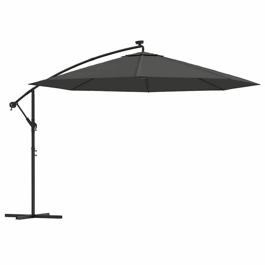 Cantilever Garden Parasol | Anthracite | Polyester fabric and metal pole