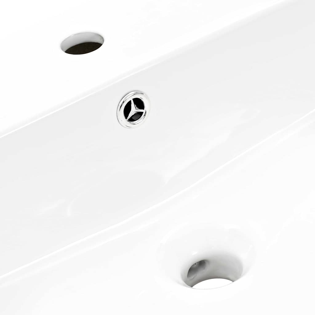 Basin White 50 x 45 x 41 cm Glazed Ceramic