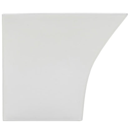 Wall-mounted Basin Ceramic White 500x450x410 mm