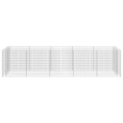 Gabion Raised Bed Silver Galvanized steel