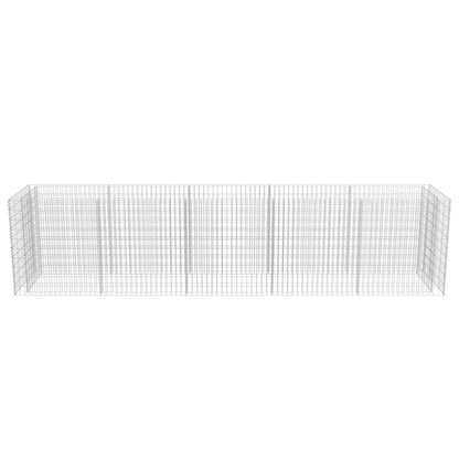 Gabion Raised Bed Silver Galvanized steel