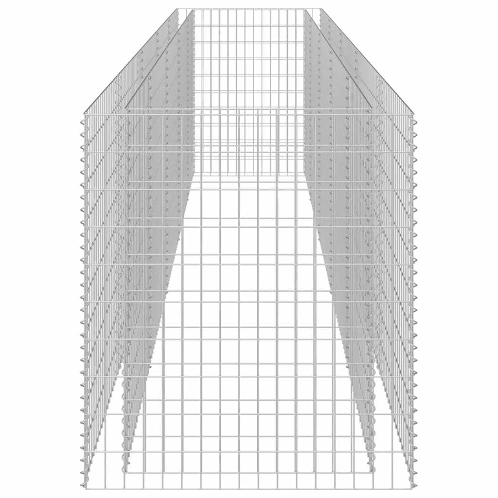 Gabion Raised Bed Silver Galvanized steel
