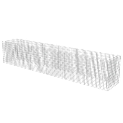 Gabion Raised Bed Galvanized Steel 212.6"x35.4"x39.4