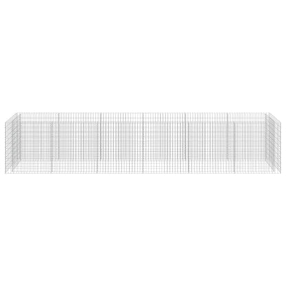 Gabion Raised Bed Galvanized Steel 212.6"x35.4"x39.4