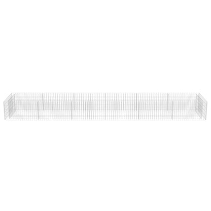 Gabion Raised Bed Galvanised Steel 540x90x50 cm