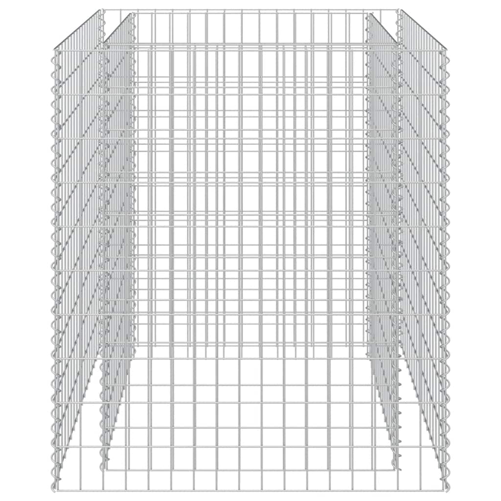 Gabion Raised Bed Galvanised Steel 90x90x100 cm