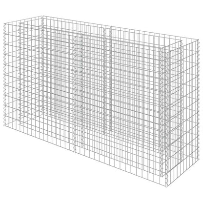 Gabion Raised Bed Galvanized Steel 70.9"x19.7"x39.4"