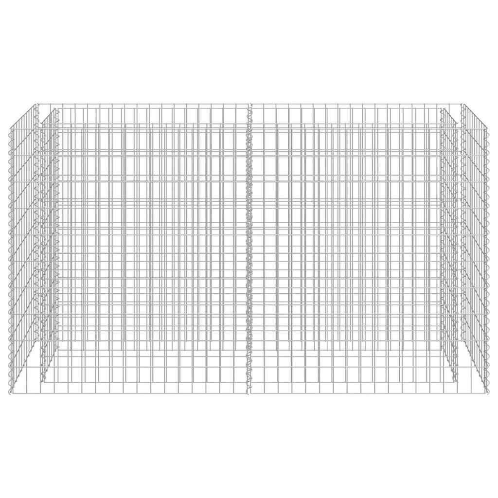 Gabion Raised Bed Galvanized Steel 70.9"x19.7"x39.4"