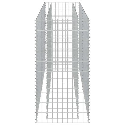Gabion Raised Bed Galvanized Steel 70.9"x19.7"x39.4"