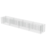 Gabion Raised Bed Galvanized Steel 141.7"x19.7"x19.7"