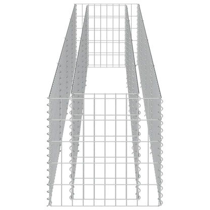 Gabion Raised Bed Galvanised Steel 360x50x50 cm