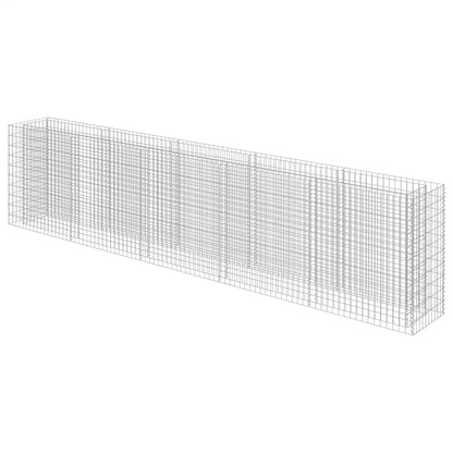 Gabion Raised Bed Galvanized Steel 177.2"x19.7"x39.4