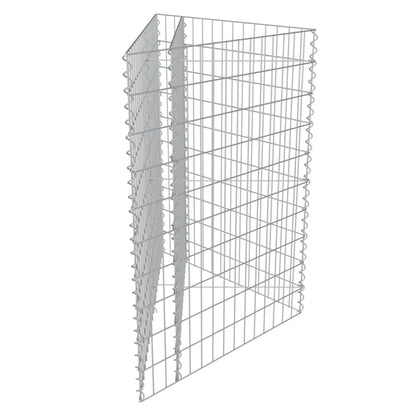 Gabion Raised Bed Galvanised Steel 75x75x100 cm