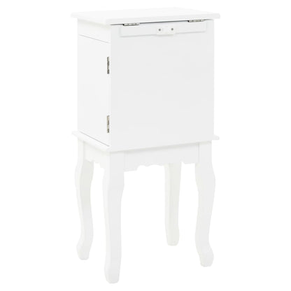 Free Standing Jewelery Cabinet White