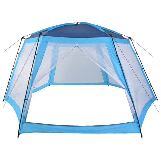 Pool Tent | Blue | Polyester fabric with PA coating | Large | Collapsible