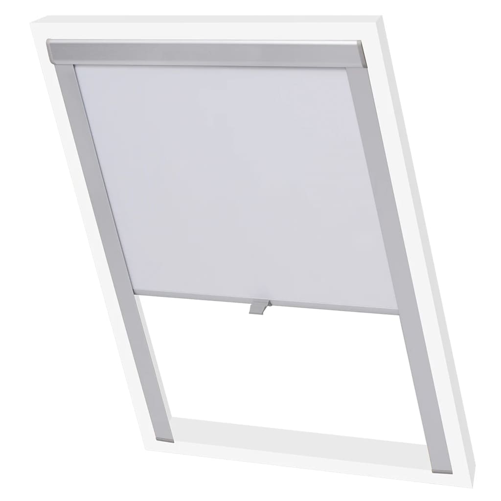 133509 vidaXL Blackout Roller Blind White PK06