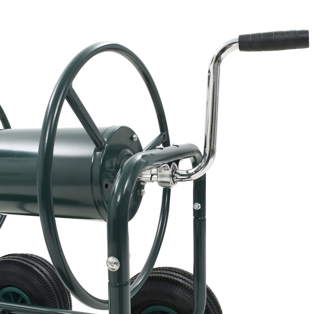 Garden Hose Trolley with 1/2" Hose Connector 246.1' Steel
