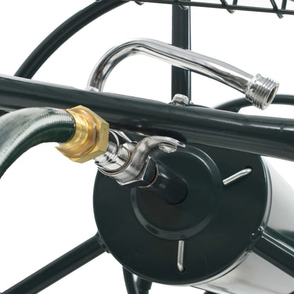 Garden Hose Trolley with 1/2" Hose Connector 246.1' Steel
