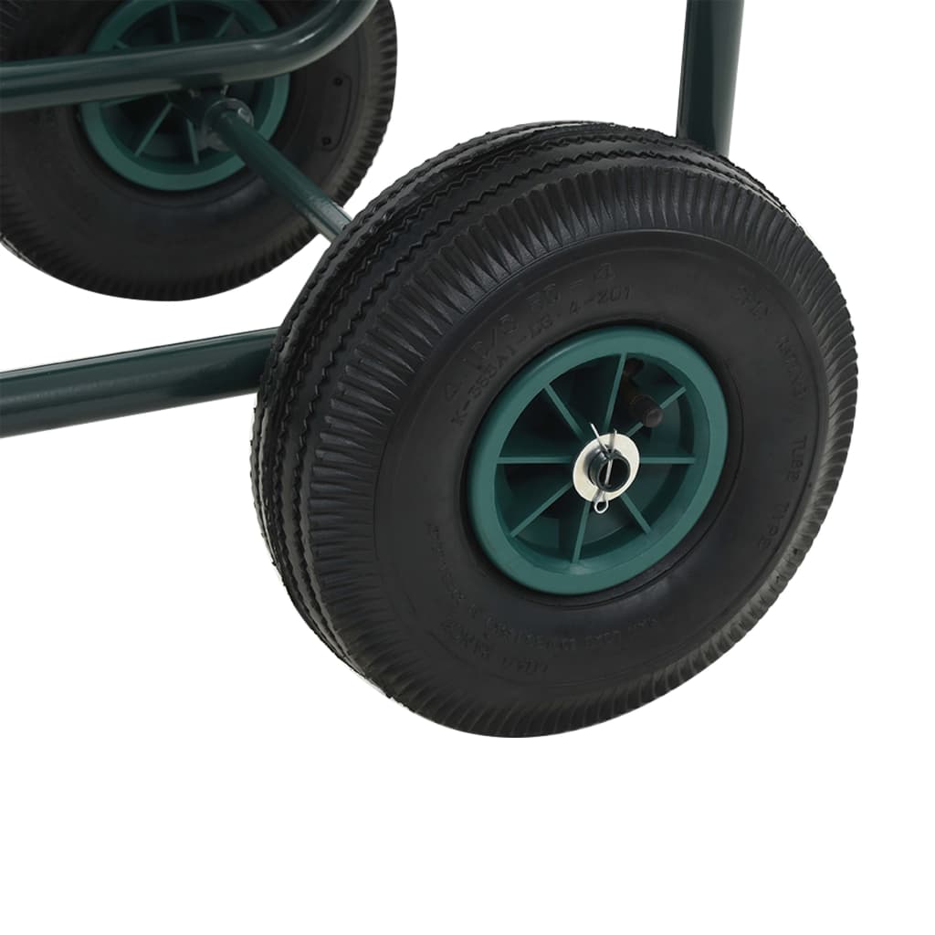 Garden Hose Trolley with 1/2" Hose Connector 246.1' Steel