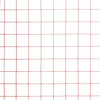 Chicken Wire Fence Steel with PVC Coating 10x1.5 m Red