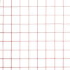 Chicken Wire Fence Steel with PVC Coating 25x1.5 m Red