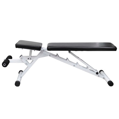 Workout Bench with Barbell and Dumbbell Set 60.5 kg