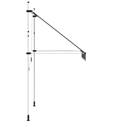 Manual Retractable Awning 200 cm Anthracite