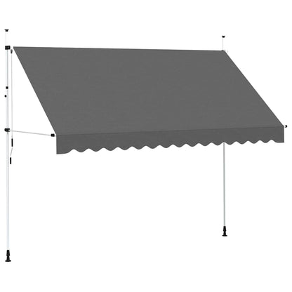 Manual Retractable Awning 350 cm Anthracite