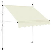 Manual Retractable Awning 200 cm Cream