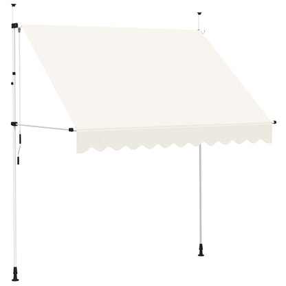 Manual Retractable Awning 250 cm Cream