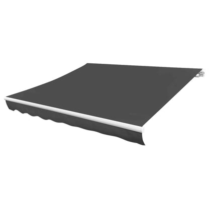 Awning Top Sunshade Canvas Anthracite 3.5x2.5 m