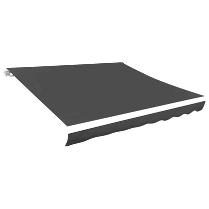 Awning Top Sunshade Canvas Anthracite 500x300 cm