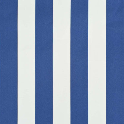 Retractable Awning 150x150 cm Blue and White