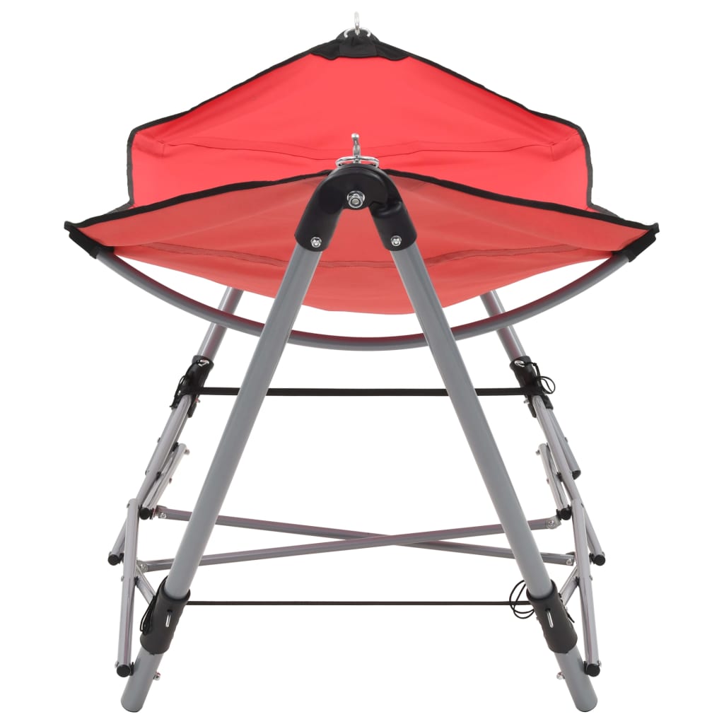 Hammock with Foldable Stand Red