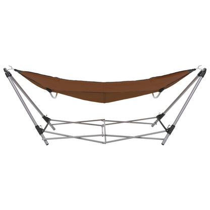 Hammock with Foldable Stand Brown