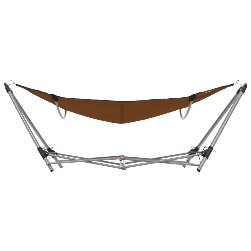 Hammock with Foldable Stand Brown