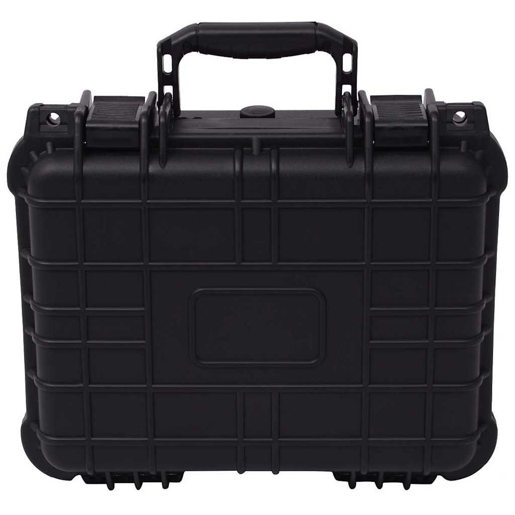 275399 vidaXL Protective Case Black 35x29,5x15 cm (142168)
