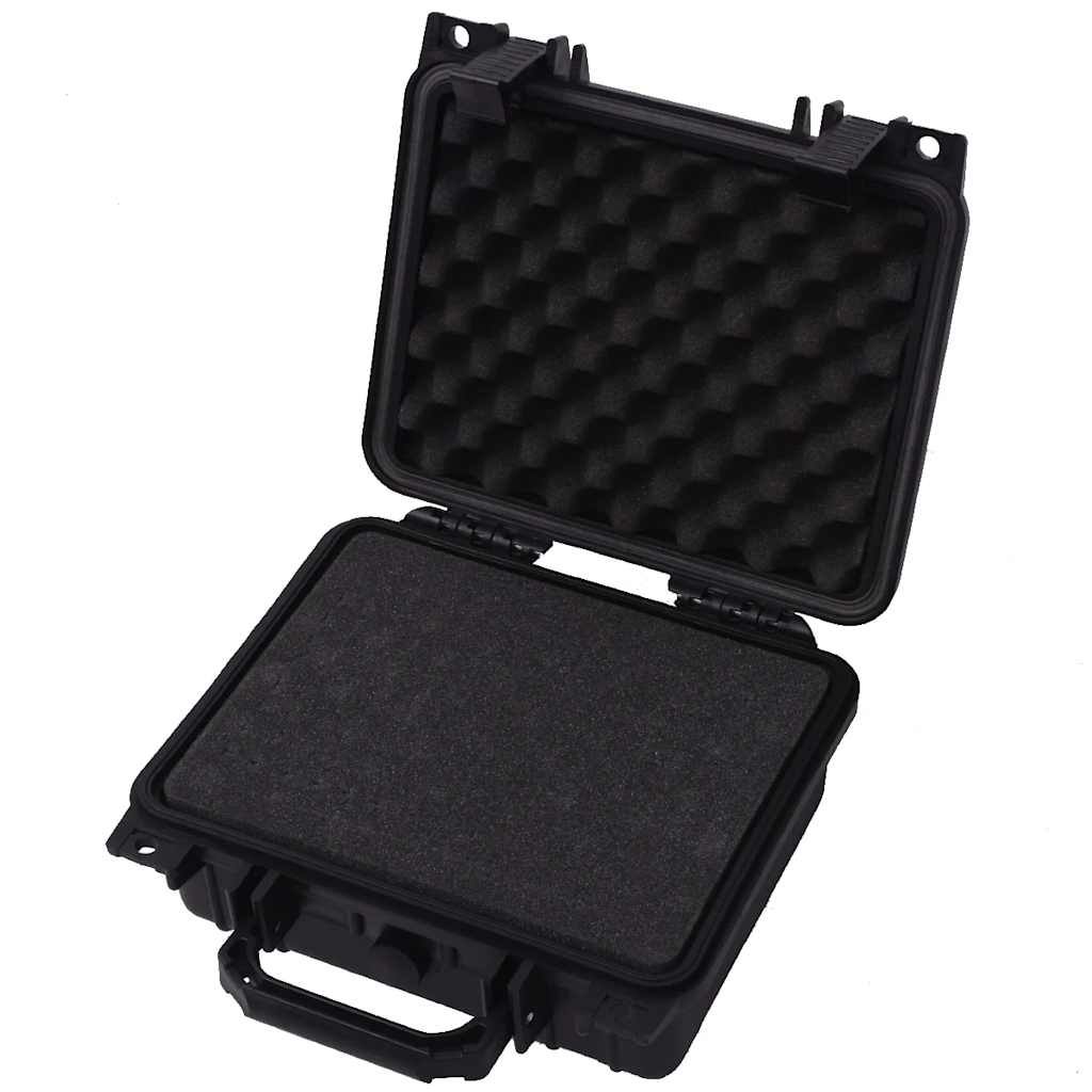 275400 vidaXL Protective Case Black 27x24,6x12,4 cm (142169)