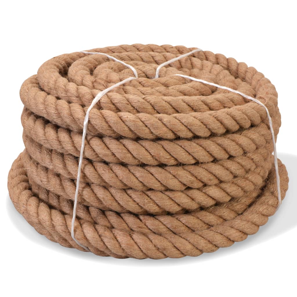 143799 vidaXL Rope 100% Jute 30 mm 50 m
