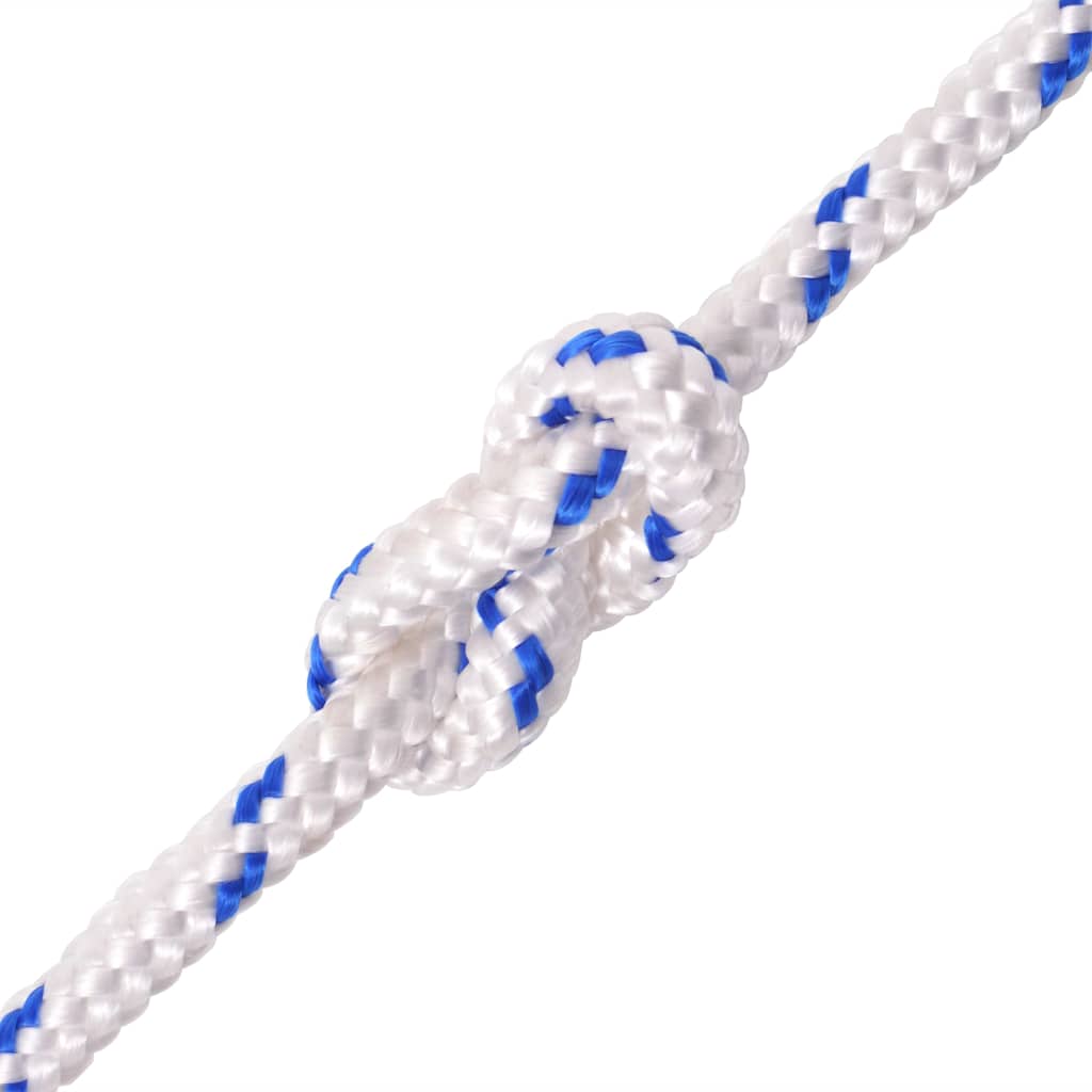 143801 vidaXL Marine Rope Polypropylene 8 mm 500 m White
