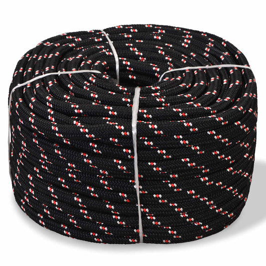 Marine Rope Polypropylene 16 mm 250 m Black