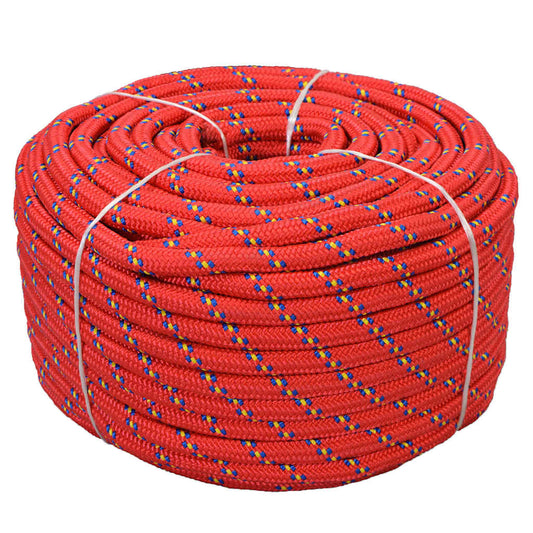 Marine Rope Polypropylene 18 mm 50 m Red