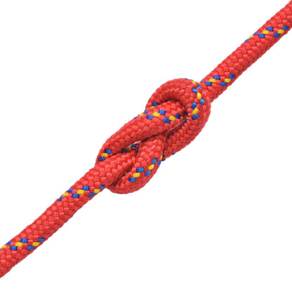 Marine Rope Polypropylene 18 mm 50 m Red
