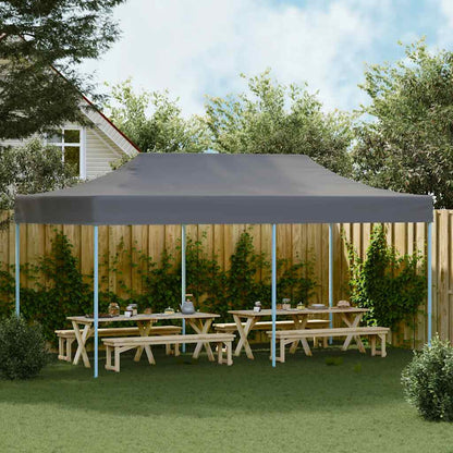 44967 vidaXL Folding Pop-up Partytent 3x6 m Anthracite