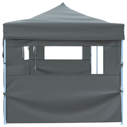 Folding Pop-up Party Tent with 5 Sidewalls 870x291x315 cm Anthracite