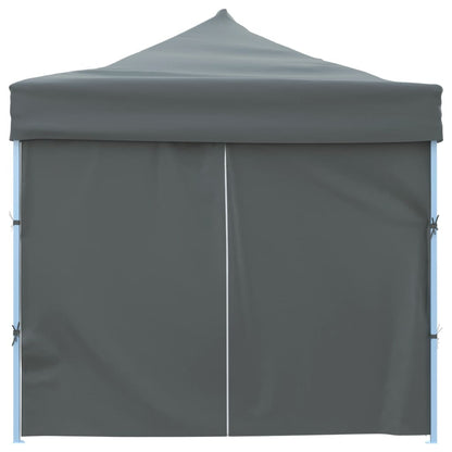 Folding Pop-up Party Tent with 8 Sidewalls 870x291x315 cm Anthracite
