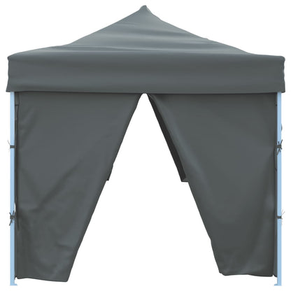 Folding Pop-up Party Tent with 8 Sidewalls 870x291x315 cm Anthracite