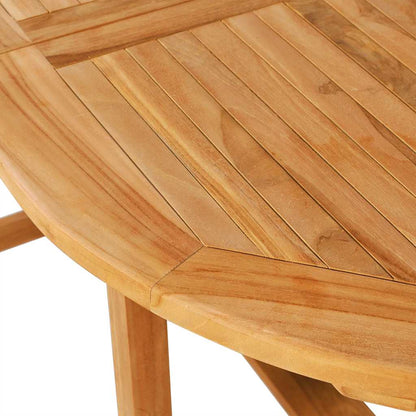 7 Piece Outdoor Dining Set Solid Teak Wood
