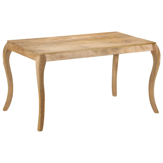 Dining Table | White-washed | Solid mango wood | Medium