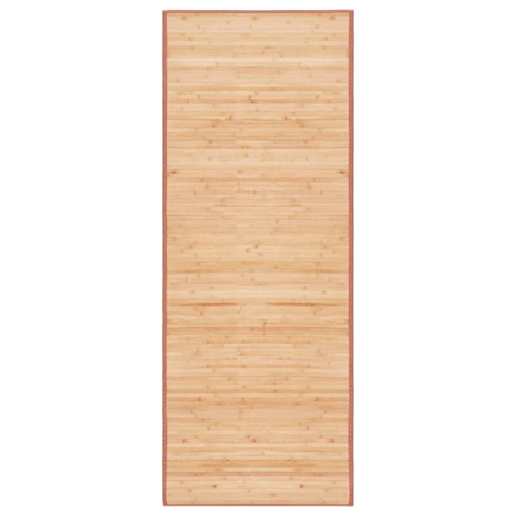 247205 vidaXL Rug Bamboo 80x200 cm Brown
